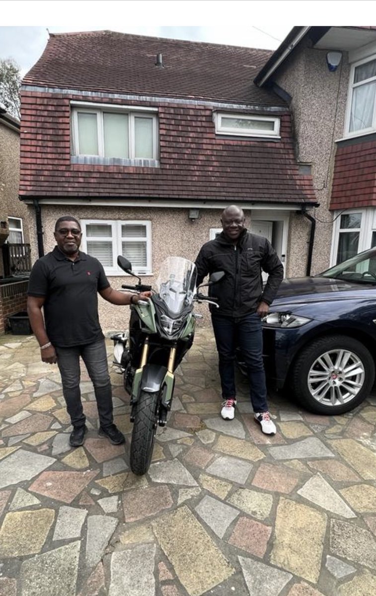 Kane1759's tweet photo. I was hosted by an age long friend this  morning in London to a cup of hot coffee.

It was an exciting moment with Shoyinka, we had very good discussion about the London - Lagos Charity Ride. https://t.co/NbVXA2rbHi