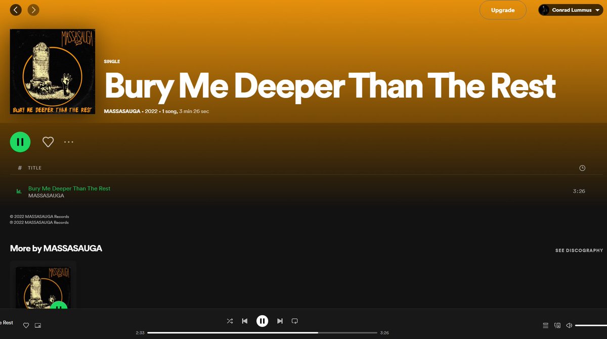 We are on Spotify! Check it out here:
open.spotify.com/artist/03XHwQR…
#newmusic #massasauga #spotify #massasaugaband
