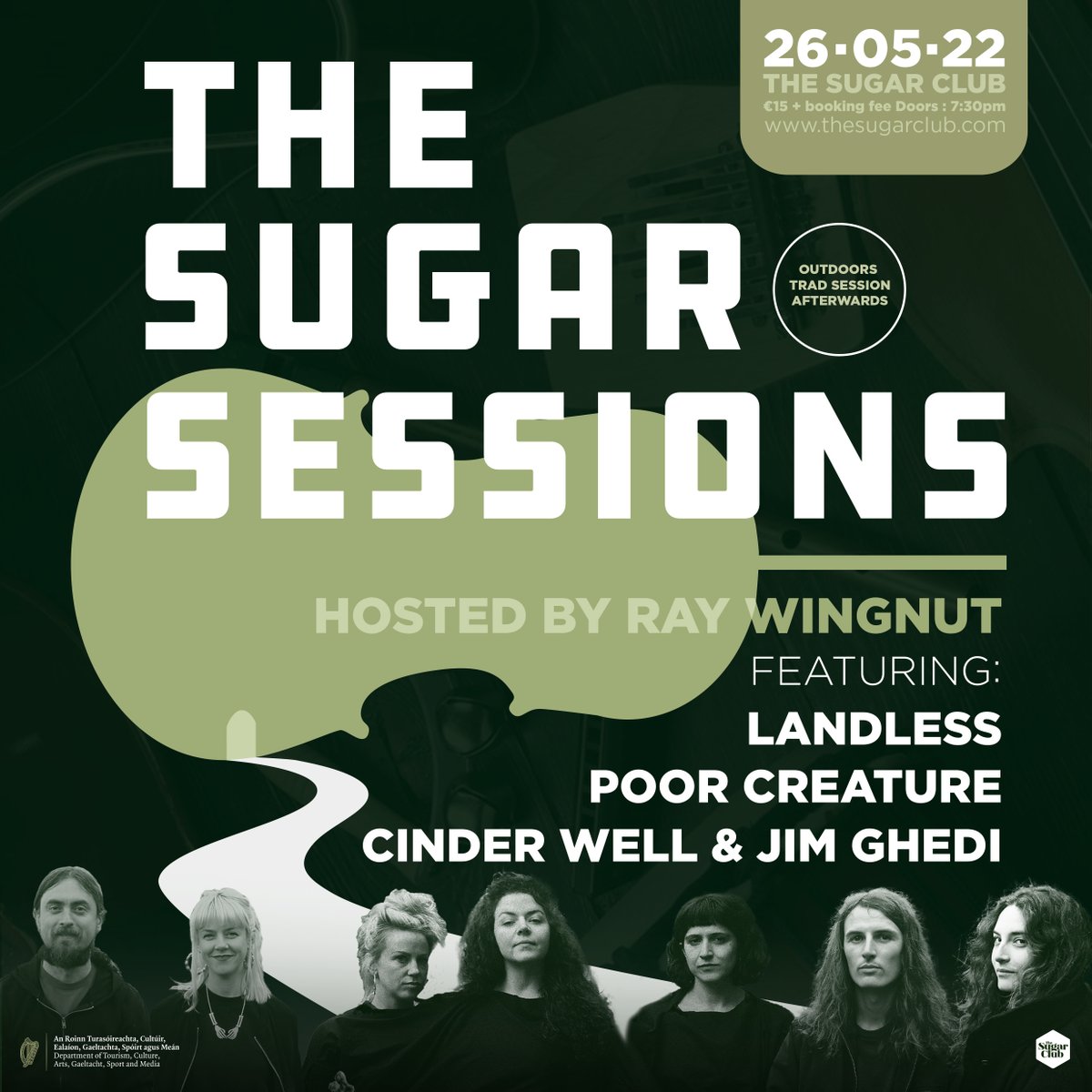 We're delighted to announce the launch of The Sugar Sessions, a series of trad &amp; folk shows connecting people through chats and music, on Thurs 26th May! 

Performers include @cinder_well, @Cormacdy &amp; <a href="/JGhedi/">Jim Ghedi</a> and @WingNutGalway hosts

Tickets: ow.ly/xy6h50IJB8s