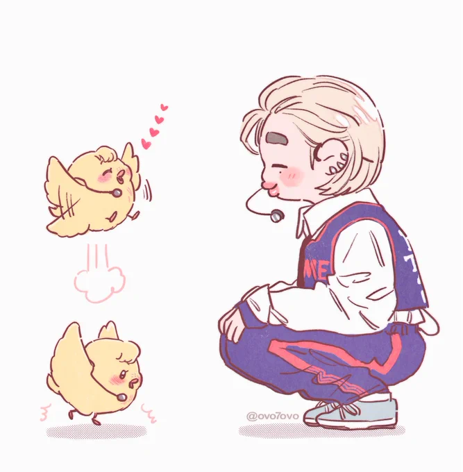 ♫🐥♫ ☺️

#Straykidsfanart #쪽냥즈 