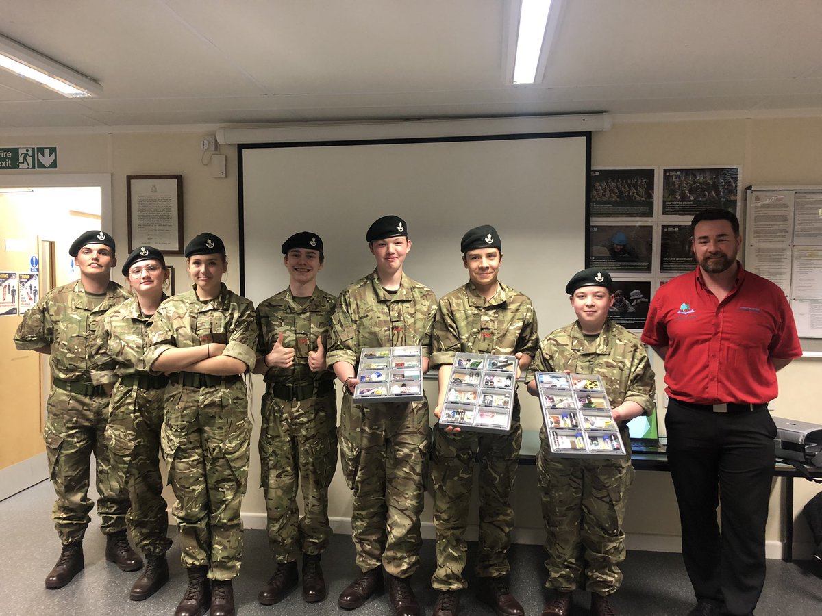 acf_lydney's tweet photo. Yesterday we had an interact, engaging talk by Damion, from @FoDDC regarding their Drug Initiative, thank you 🙏 for a really informative visit #glosacf #lydney #FoDDC #acf #armycadets #forestofdean #Gloucester https://t.co/K1ggRPZHFx