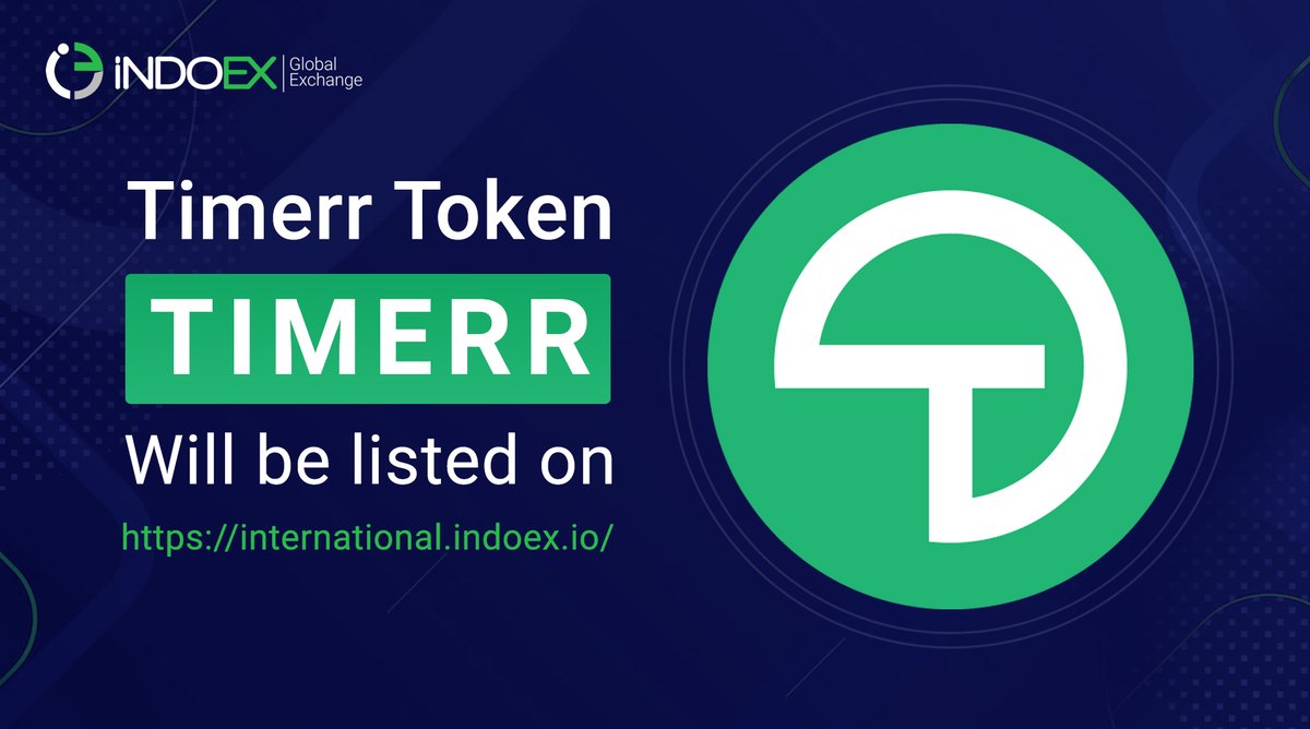 Indoex_LTD's tweet photo. Timerr (Timerr)
upcoming listing on Indoex
https://t.co/adFRc0QtGK
website: https://t.co/BI9XF8k9jo
Twitter: https://t.co/93j099JHTU
TG: https://t.co/yAUX3cex3h
Visit: https://t.co/adFRc0QtGK
Follow us on: https://t.co/7Po3C2fadr
@TimerrOfficial https://t.co/UaHLzA3ElW