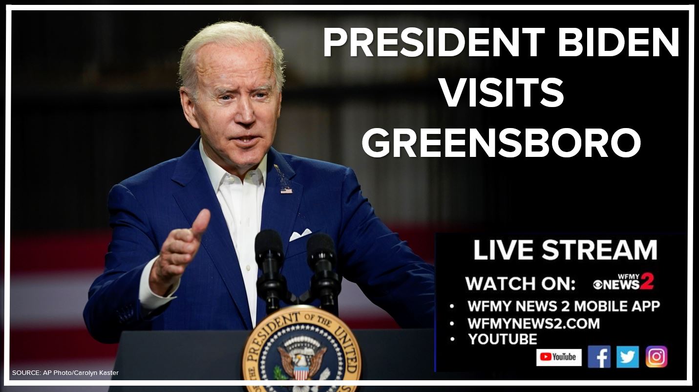 WFMY News 2 on Twitter: "PRESIDENTIAL VISIT | President Joe Biden will  speak at North Carolina A&amp;T State University later today. WFMY News 2  will bring you the latest streaming coverage https://t.co/0zryOG7b2m
