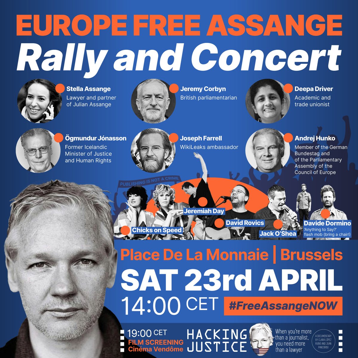 Europe Free Assange #FreeAssangeNOW
