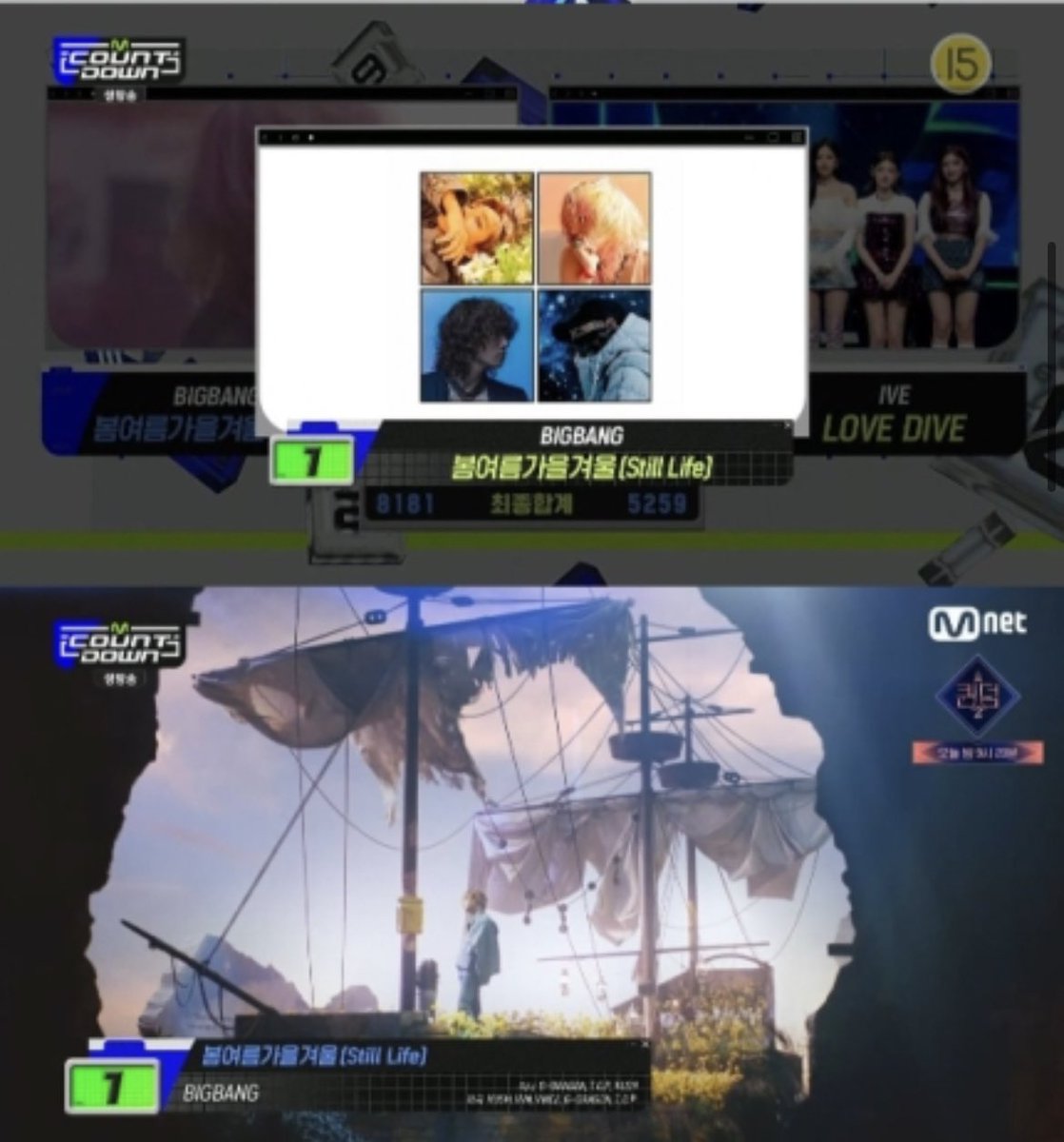 jhguard's tweet photo. 1등 1위 아티스트!!
'엠카운트다운'에서 빅뱅 '봄여름가을겨울(Still Life)가 1위를 차지했다. https://t.co/sWwXoBAbGX