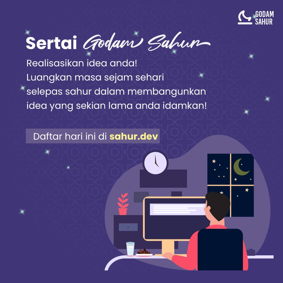 amanz's tweet photo. Jom join #GodamSahur. Realisasikan Idea Anda! https://t.co/Aa48f96zQ6 https://t.co/zOgabVCNcf