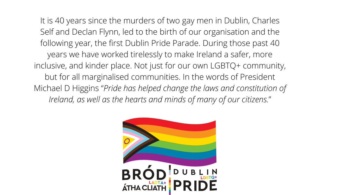 DublinPride's tweet photo. https://t.co/cYVRtIvHcU