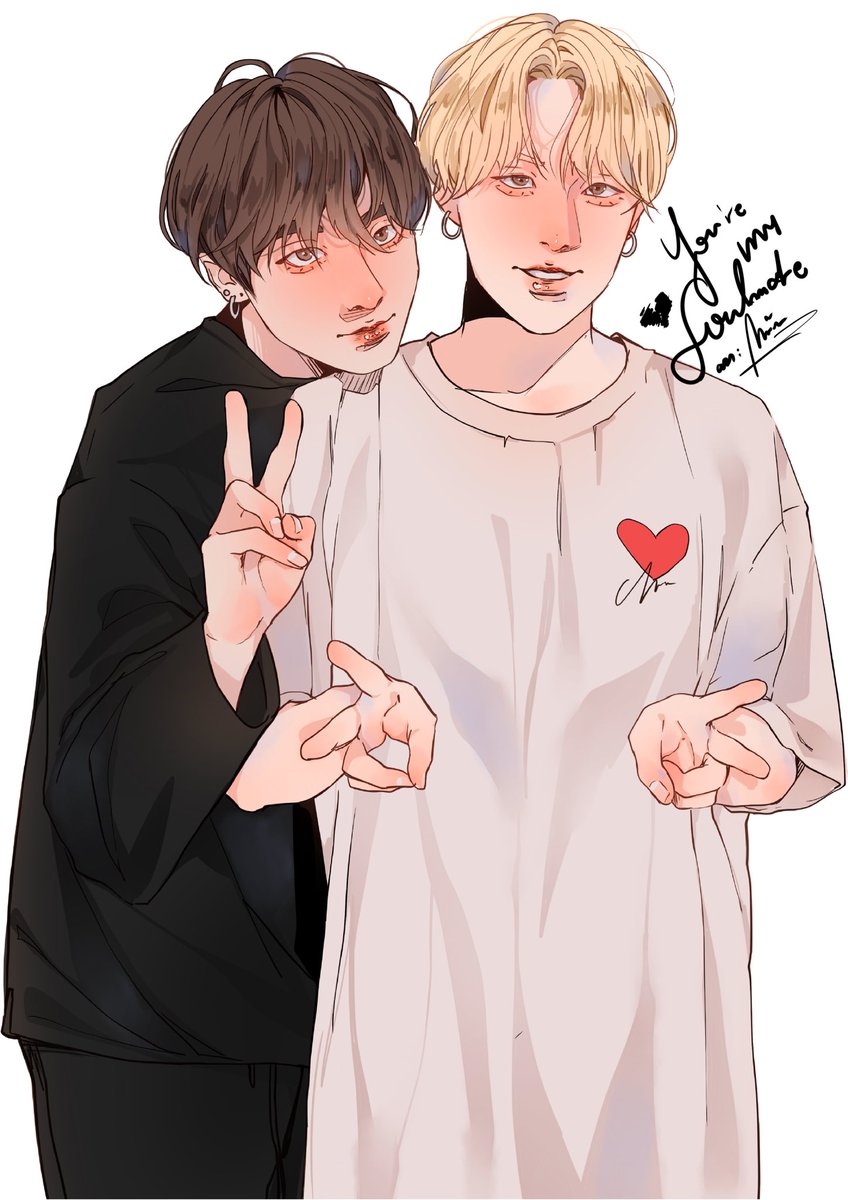 luuhdraw's tweet photo. You`ré My soulmate ✨

#bts #btsfanart #yoongi #jungkook https://t.co/wea25UlDSe