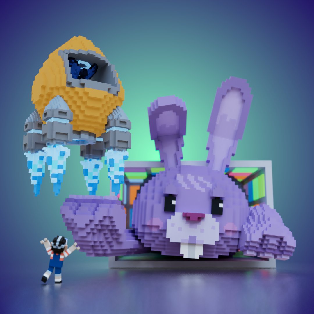 DechawathrD's tweet photo. Sneak peak from 🦋 THE ULTIMATE DREAM BOX with @VoxEdit @TheSandboxGame https://t.co/ZChqNmmoXZ