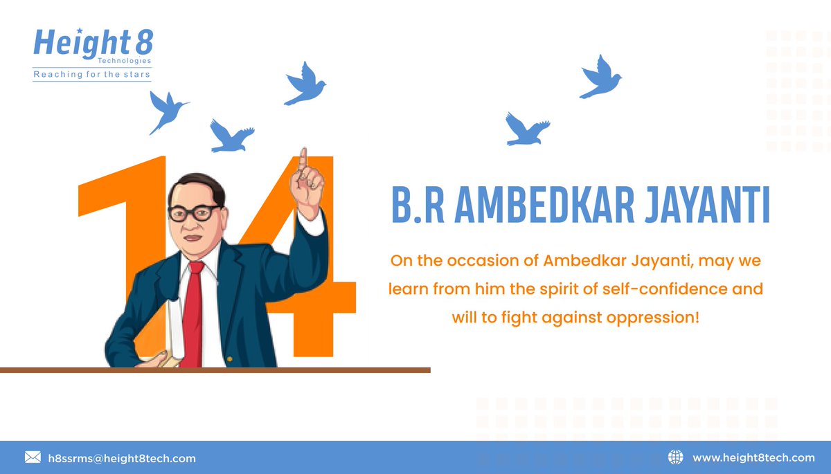 Height8Ltd's tweet photo. Let us honour the hard work and sacrifices of the man who gave us the Indian Constitution.
Ambedkar Jayanti!
#Ambedkarjayanti #ambedkar #indianconstituition #babasaheb #babasahebambedkar #DrAmbedkar #H8 #height8 #telecom https://t.co/vNKuYrUnhx