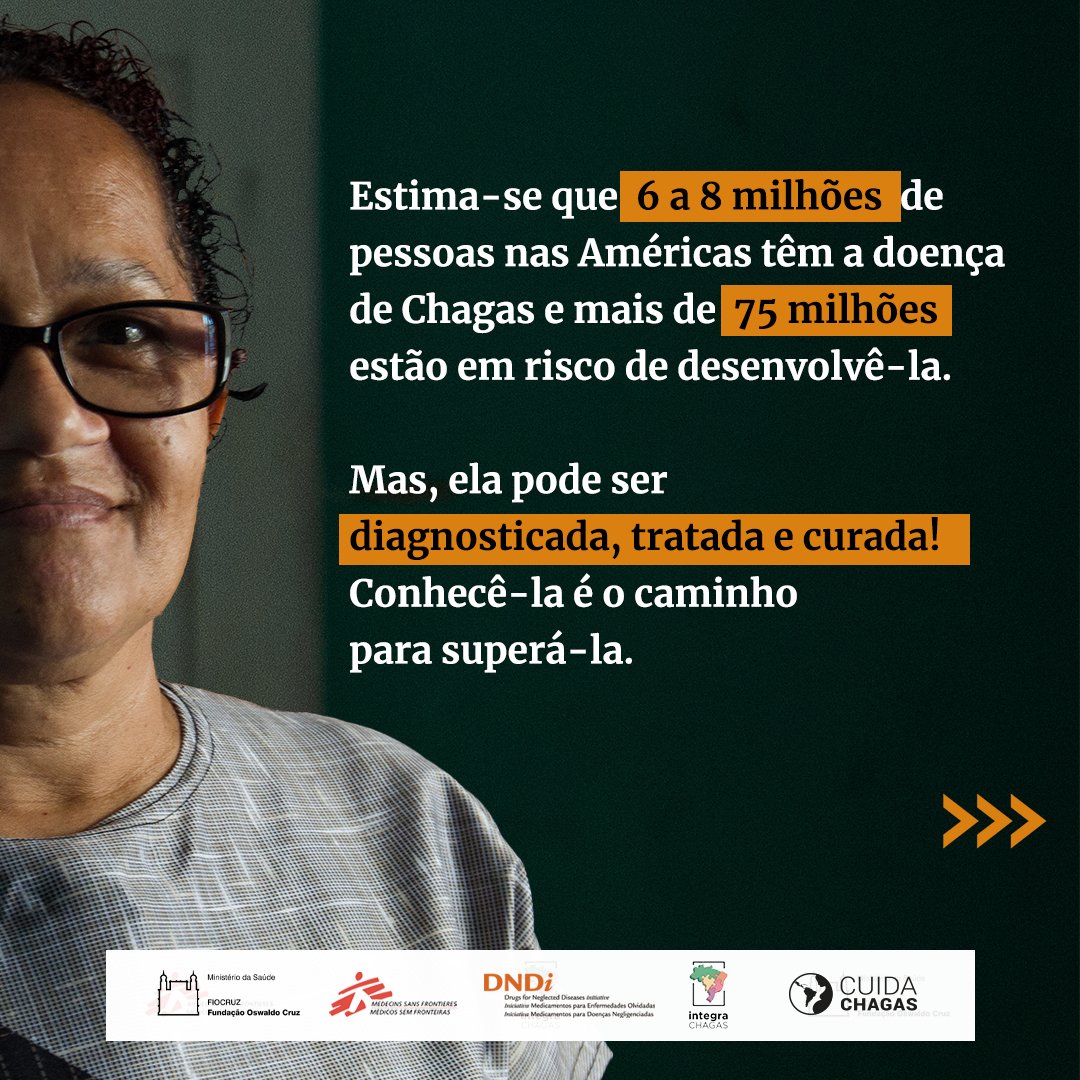 #DiaMundialdaDoençadeChagas: a @fiocruz se junta à campanha internacional 'Onde estamos e quantos somos?', desenvolvida por organizações de pessoas afetadas pela enfermidade.

#Fiocruz #doençadechagas #DiaMundialdaDoençadeChagas