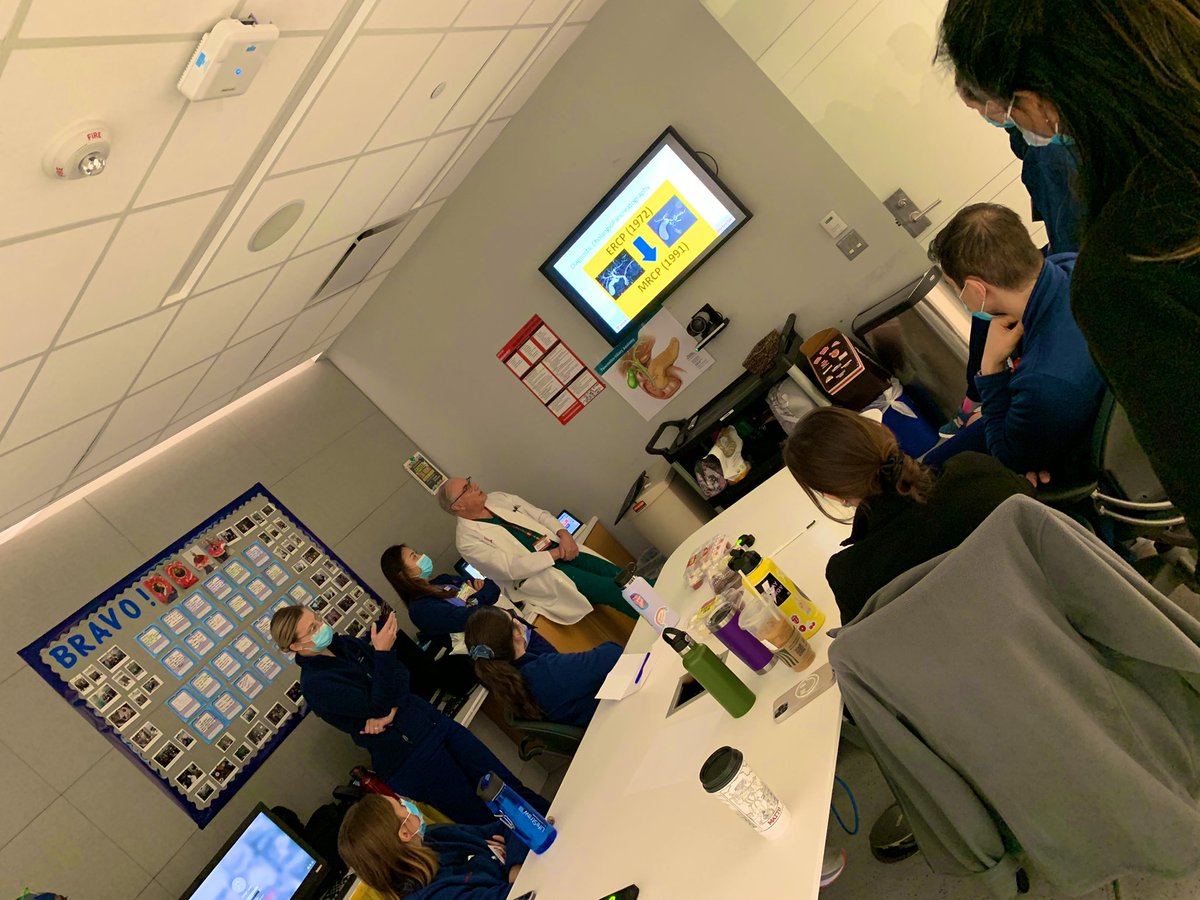 Our very own Dr. Carr-Locke gave DHK &amp; G2 an amazing presentation on ERCP! Very engaging and informative. Looking forward to more physician-staff education collaboration! <a href="/ShirleyBeauvai2/">Shirley Beauvais</a>