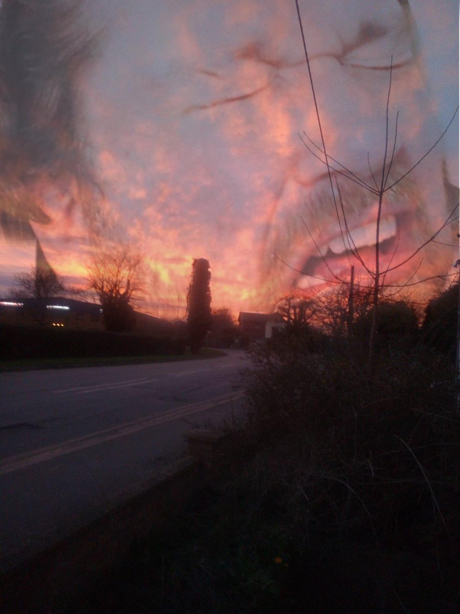 Red Sky at night, Sheppard's delight. 

Enjoy the bank holiday UK rockers!