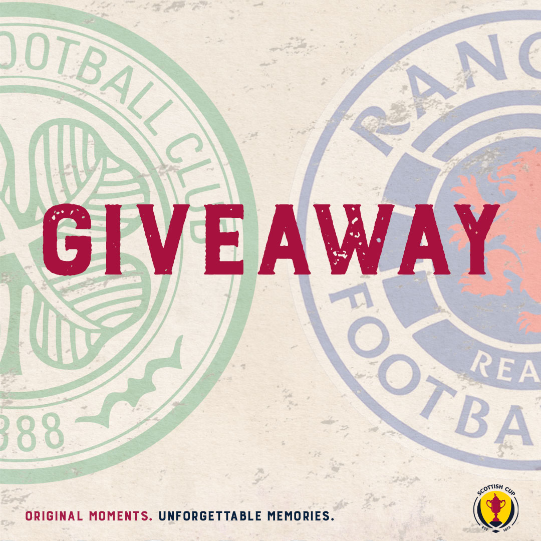 🎟️ SEMI-FINAL GIVEAWAY 🎟️ We have two tickets to give away for this weekend's Scottish Cup Semi-Final between Celtic and Rangers 🏆 To enter: ❤️ Like this Tweet 🔄 RT this Tweet ➕ Follow @ScottishCup #ScottishCup