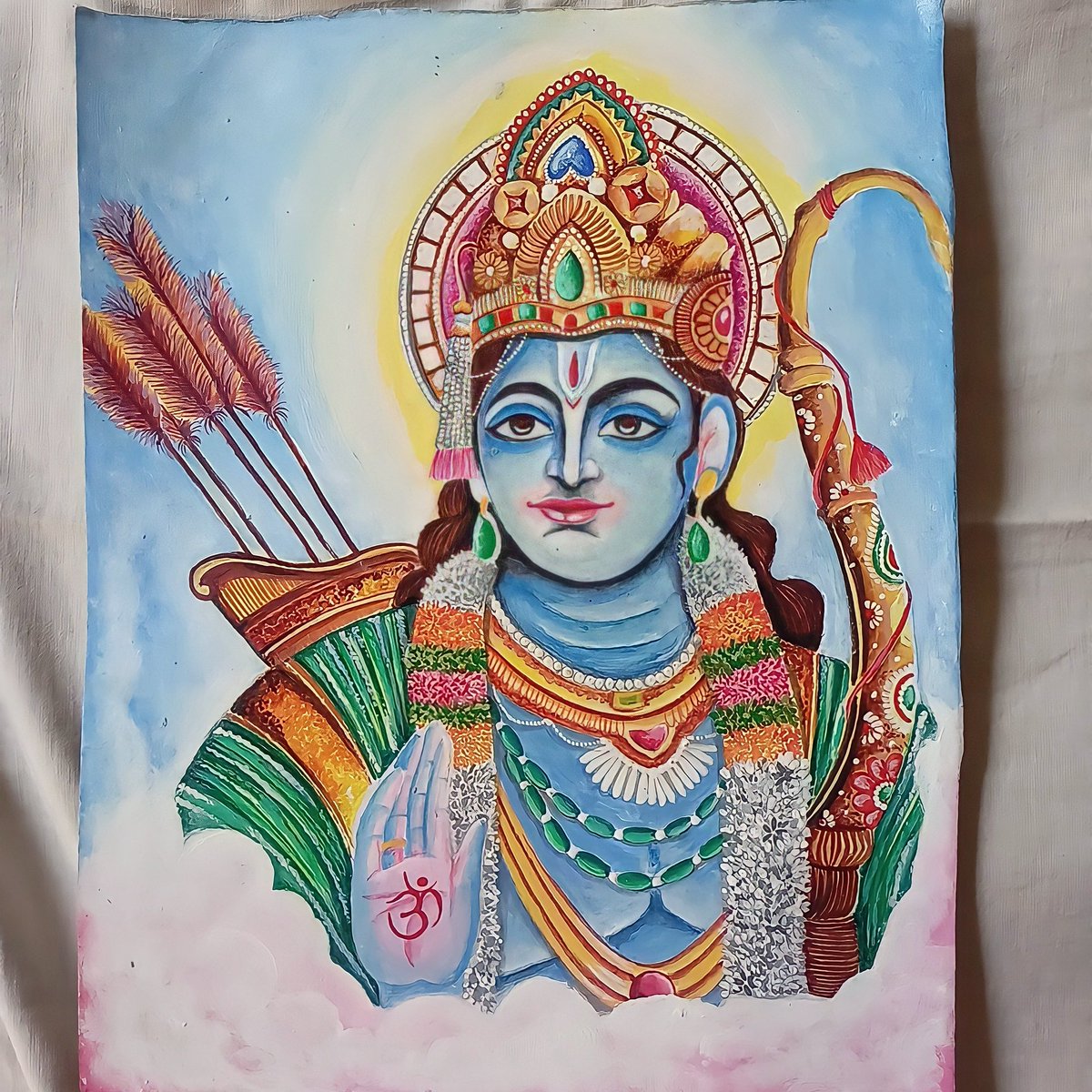 SwainUrmimala's tweet photo. I wanted to post it on Ram navami but due to my exam preparation I can't complete it before the date .... Jai Shree ram
@MinOfCultureGoI @narendramodi @TheHinduScience @the_hindu @sudarsansand #JaiShreeRam
#JaiShriRam #AmritMahotsav https://t.co/O95NMKlTkX