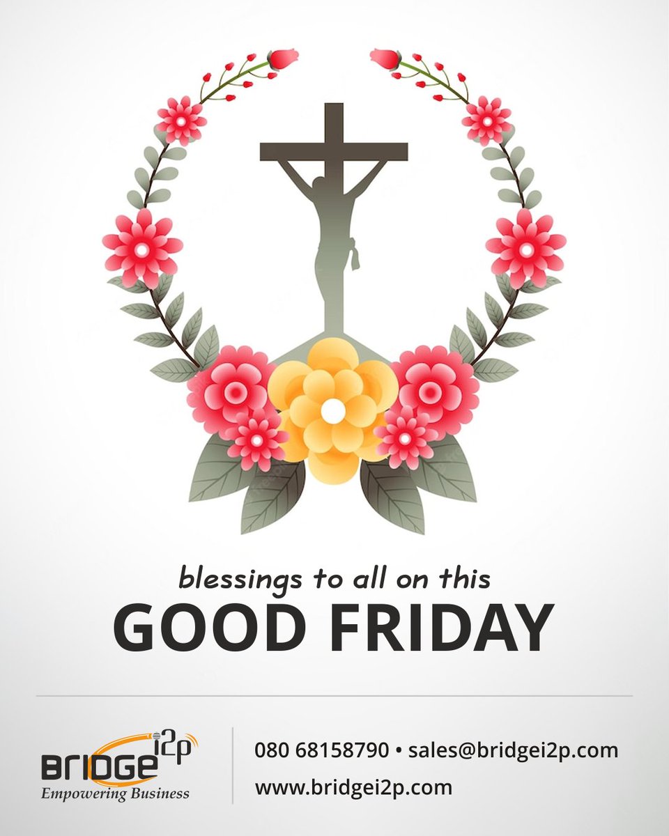 bridgei2p's tweet photo. This Holy Week season, let us all remember Jesus' sacrifice for the salvation of man and His resurrection for the victory over sins.
#Goodfriday2022 #VoIP #services #company #Work #technologysolutions #countries #smartcallingfeatures #internetcalling #ipphones #softphone https://t.co/CBht3OGvjU