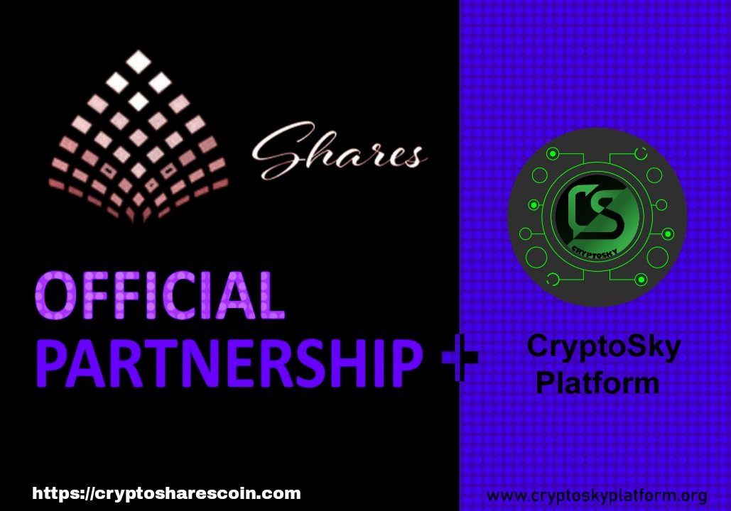 CryptoSky's tweet photo. We are happy to inform you,@cryptosharecoin made Official Partnership with 🤝 CryptoSky Platform. 
-INFO-
Website :- https://t.co/ukzyJ0wQsN
For more informational review our blog 👇
https://t.co/sskGMuZIqT 

#CryptoSky #ADA #Graviex
#CryptoNews #ERC20 #bsc #Binance #BTC  #LTC https://t.co/IOW9vnqOeS