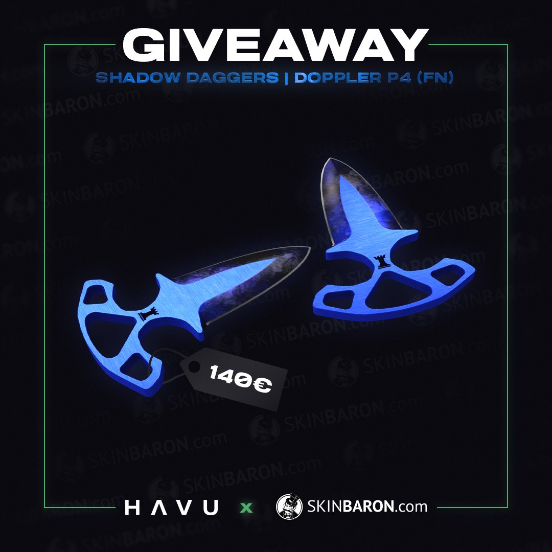 HAVU x SkinBaron Giveaway

1. Follow <a href="/HAVUgaming/">HAVU</a> 
2. Follow <a href="/SkinBaronEN/">SkinBaron.com</a> 
3. RT &amp; tag a friend

Winner will be drawn April 21st

#HAVUJA