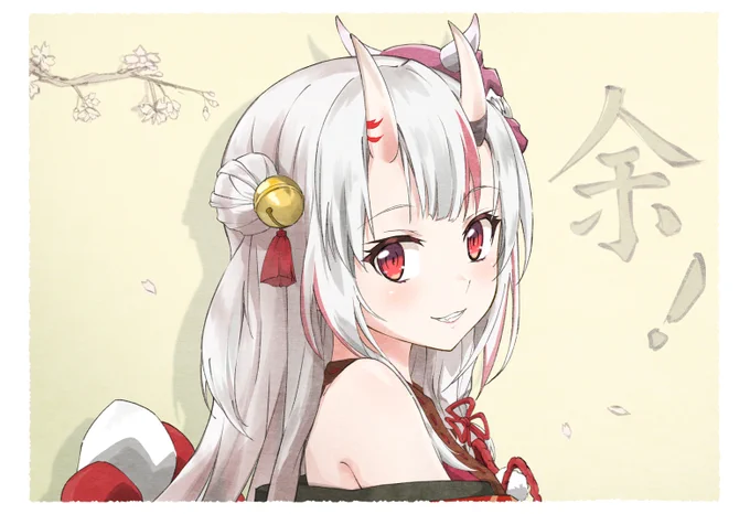 毎日ホロ絵練習11日目 
今日はお嬢の線画で塗りの練習。
#百鬼絵巻 