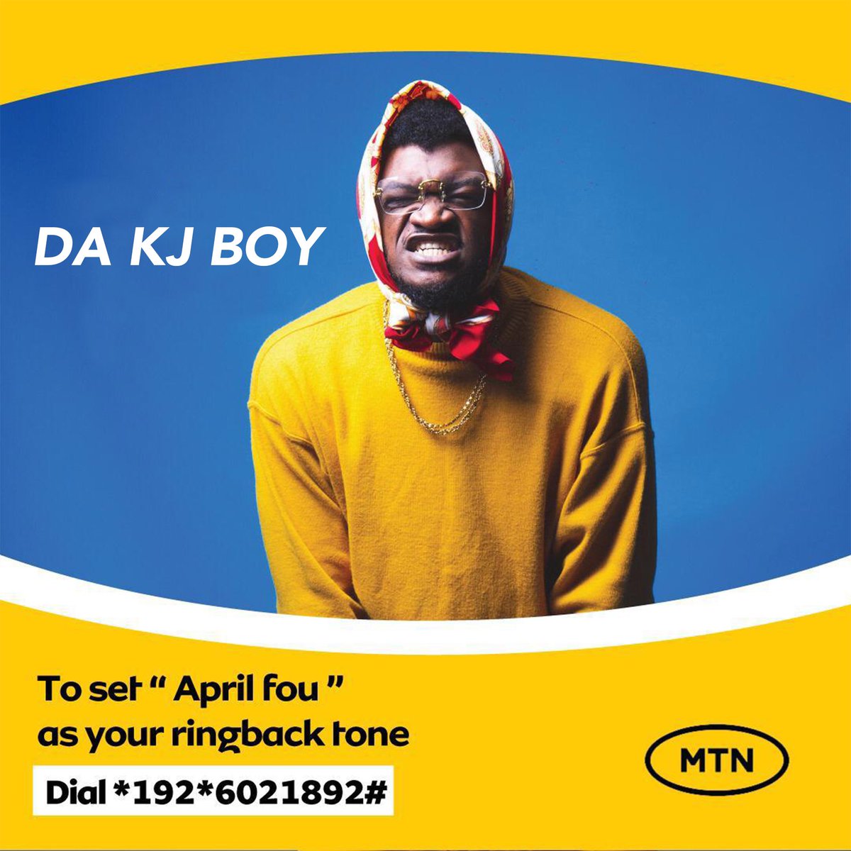DaKJBoy's tweet photo. Let your callers enjoy the wait…😂
Get #dakjboy🌪 ringback tone @MTNCameroon https://t.co/hZcBgiHAOP