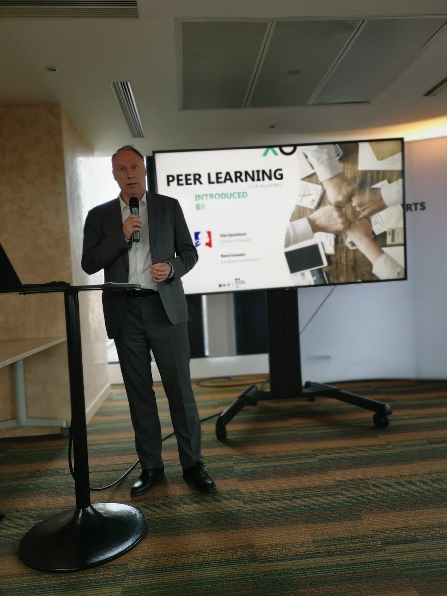 TitouanMartinB's tweet image. Clap de fin sur ce Peerlearning européen organisé par le @Sports_gouv 👏🇪🇺
2 jours intenses d'échanges sur la thématique "0 déchets et 0 carbone dans les événements sportifs". Merci aux experts venus de 12 pays européens pour leur participation !
🔜 Livrable complet à venir.
