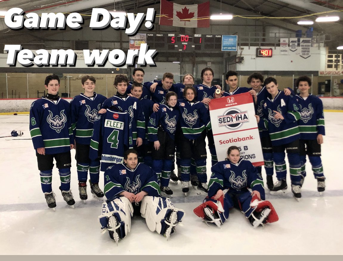 Game 2 tonight in our Barn! Warriors lead series 1-0. Come cheer your @PmhaWarriors on as they face Goulds. @DJHLnews <a href="/seymour_burl/">Burl seymour</a> #memories #bluengreen