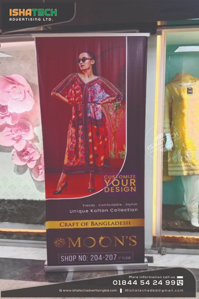 IshaTechAdvert1's tweet image. Pop Up Stand Banner &amp;amp; Rolling Stand Banner with X Stand Banner Make IshaTech for Moons Shop Indoor &amp;amp; Outdoor X Stand Banner Advertising in Bangladesh.
Cell: 01844 - 542 499
#LightingBoard #UnipoolBoard #TryVisionBoard #PassengerBoard #AluminiumBoard