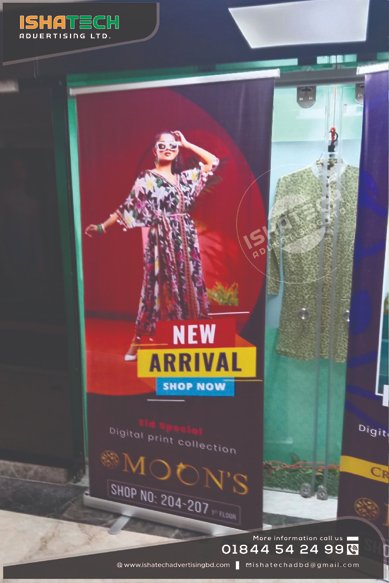 IshaTechAdvert1's tweet image. Pop Up Stand Banner &amp;amp; Rolling Stand Banner with X Stand Banner Make IshaTech for Moons Shop Indoor &amp;amp; Outdoor X Stand Banner Advertising in Bangladesh.
Cell: 01844 - 542 499
#LightingBoard #UnipoolBoard #TryVisionBoard #PassengerBoard #AluminiumBoard