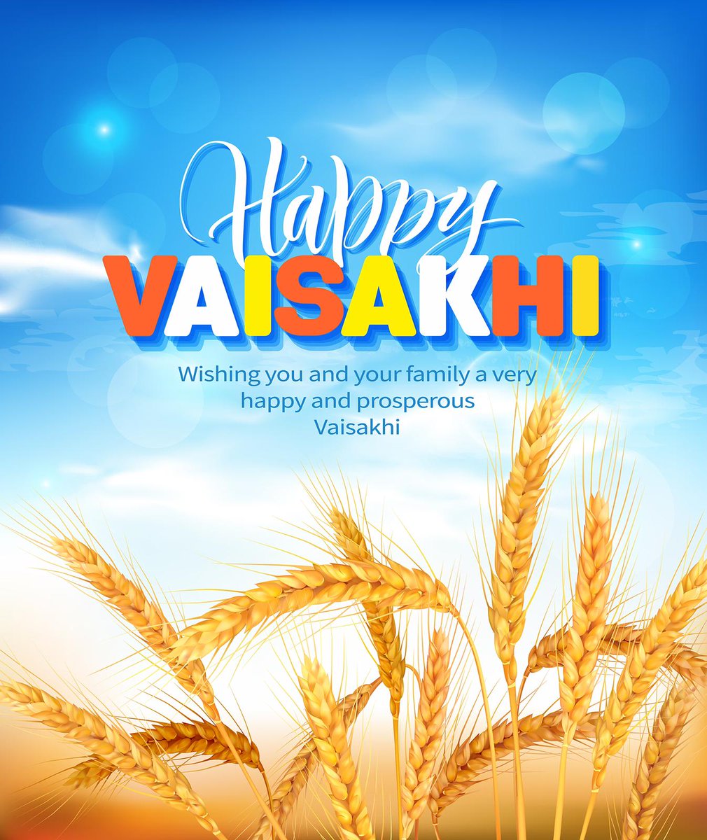 #HappyVaisakhi to everyone celebrating today! We all hope you and yours have a wonderful time! 💜💜