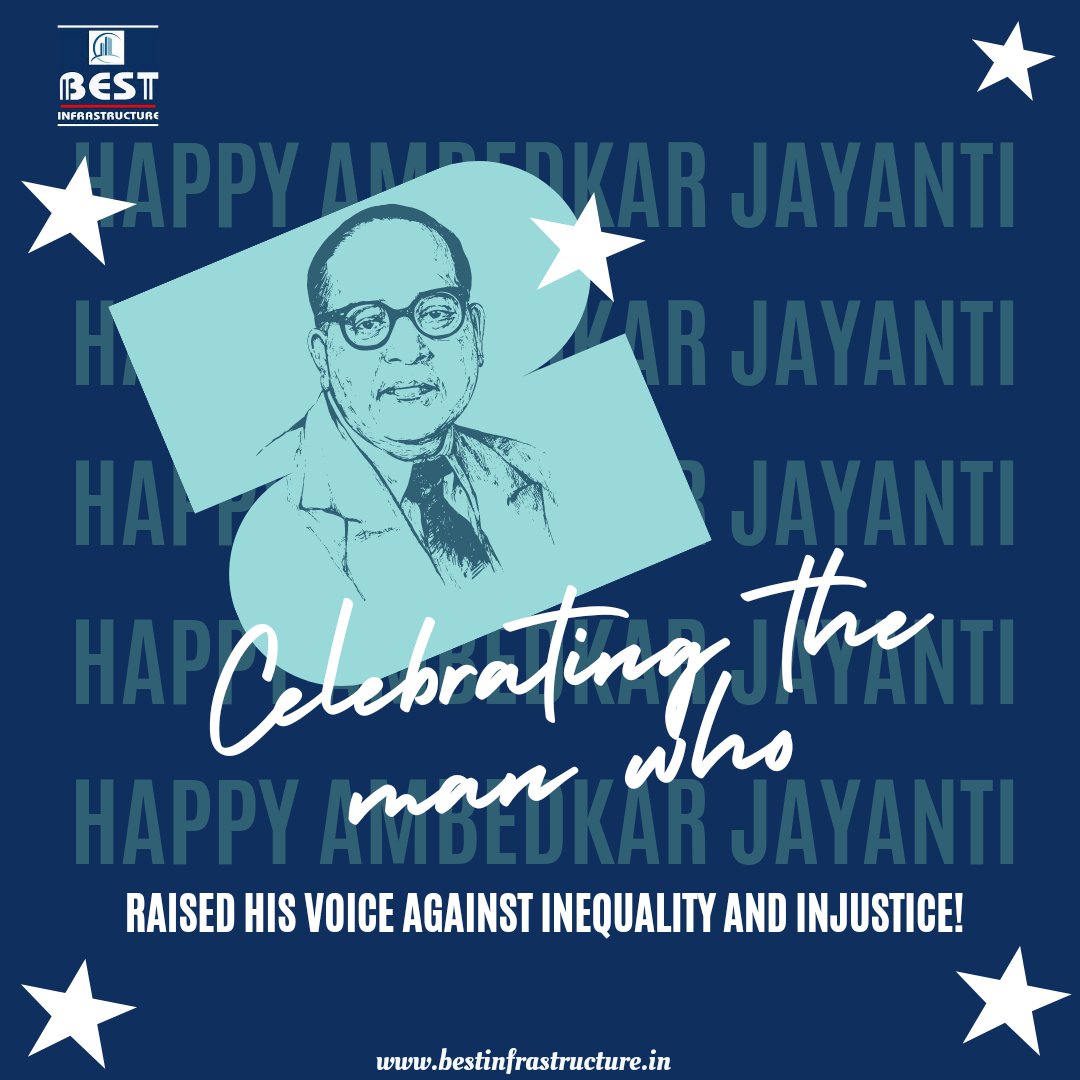 BEST_INFRA's tweet photo. HAPPY AMBEDKAR JAYANTI🥰🥰
#bestinfrasturcture
#likeforlikes
#religion
#teaches
#liberty
#Equality
#fraternity
;
;
https://t.co/VwWlW3v437 https://t.co/EmxLj3u0hF