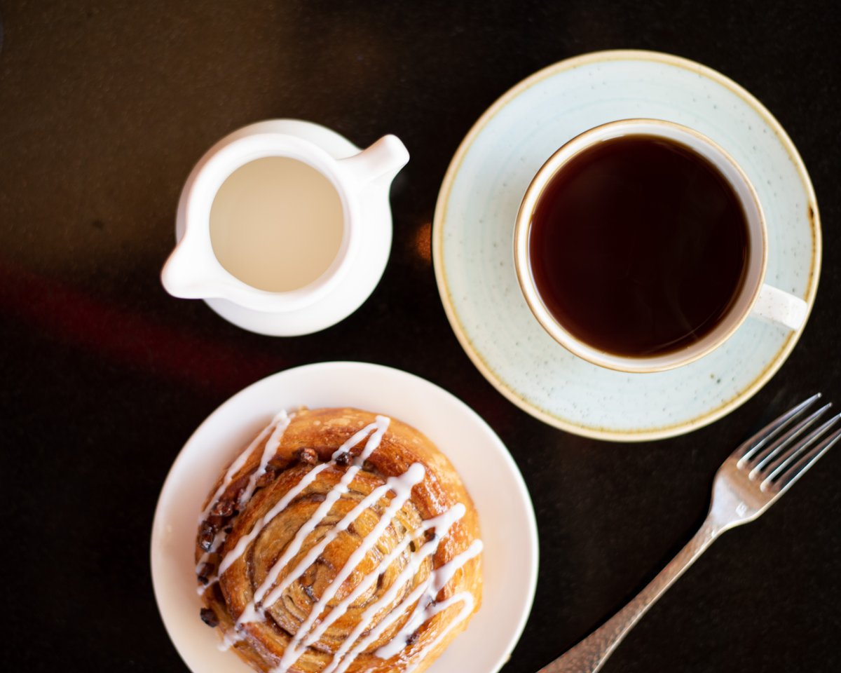 Nothing says ✨Good Morning✨like a fresh pastry with hot coffee 😎