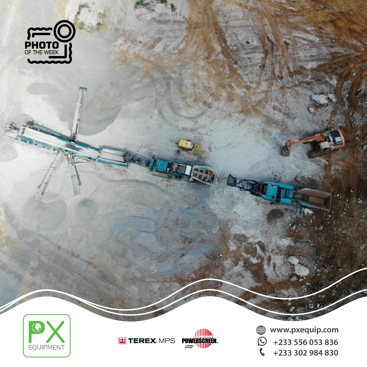 We have a comprehensive range of Washing, Crushing and Screening Equipment. 

PX Equipment is your partner in achieving this, supplying you with the precise equipment required for your job. 

Contact us: +233 302984830 Whatsapp: +233556053836

#clientcam #powerscreen #aggregate