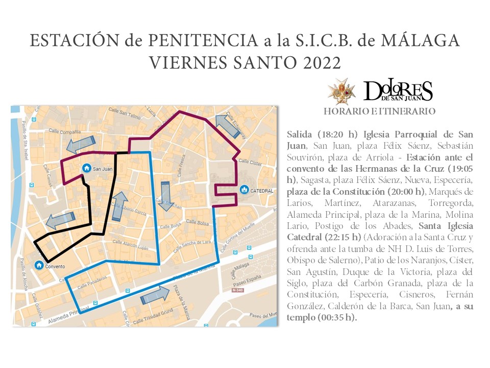 ⌛️🕖 Faltan pocas horas para que se abran las puertas de la parroquia de San Juan. A partir de las 18.20, el Santísimo Cristo de la Redención y Nuestra Señora de los Dolores recorrerán las calles de la ciudad #cofradíasMLG

Consulta los horarios e itinerario aquí 👇