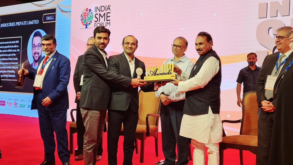 Serpent_CS's tweet photo. SerpentCS wins✌️India's "Top 100 SME Award" at Delhi on 13th April, 2022.  And, Honered by Shri Bhanu Pratap Singh Verma Ji, Hon'ble Minister of State for Ministry of MSME.

https://t.co/tvj55mX3nO

#TrustedBrand  #award  #WINNER https://t.co/JJE6G6rokf