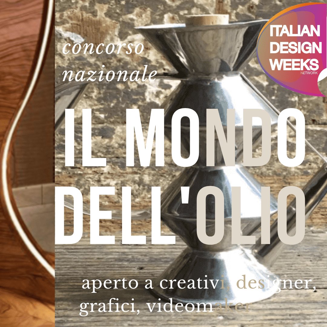 MuDeFri's tweet photo. 💭Cari amici designer del Friuli Venezia Giulia, e non solo, avete mai pensato di progettare oggetti d’uso legati al mondo dell’olio? 💭
È aperto il bando al concorso IL MONDO DELL’OLIO👉 https://t.co/EeTNu8TdQU #design #art #designweek #14aprile https://t.co/kMZ3WFRLac