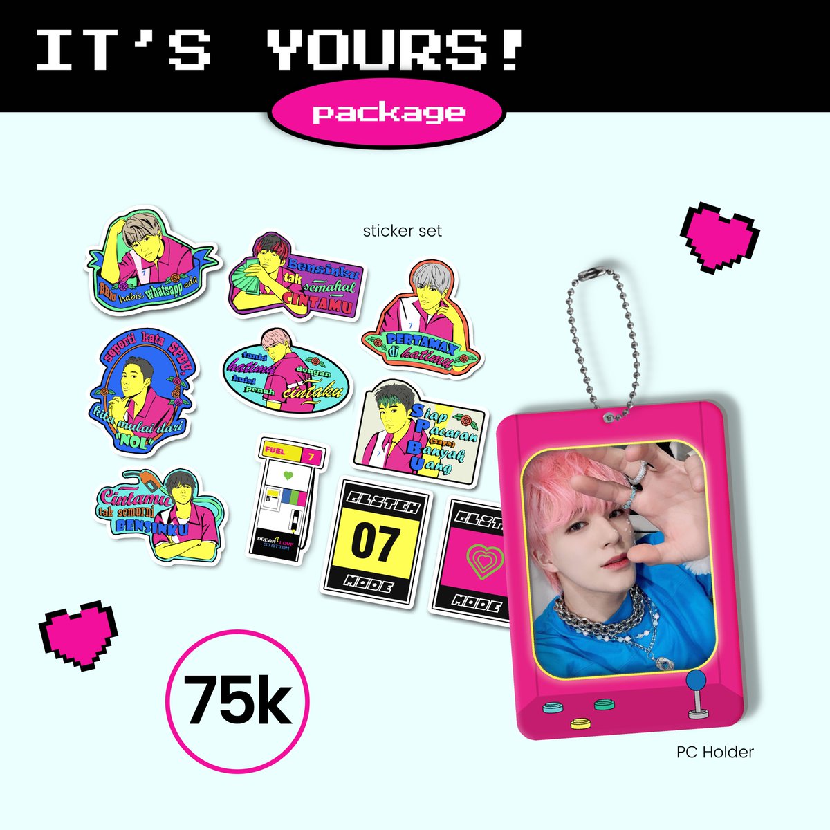 35dgrs's tweet photo. [HELP RT]
retweet, like, &amp; share are appreciated

ITS YOURS package

STICKER SET + 1 PHOTOCARD HOLDER pilihan

💰IDR 75k
📍jkt

tags;
wts wtb fanmerch nct dream 127 mark haechan jaemin jeno chenle renjun jisung nctzen kpop glitch mode https://t.co/j0eBNXVGR3