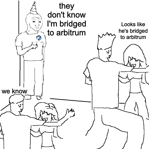 Lots of rumours swirling about an Arbitrum token airdrop.

Don't be that anon who didn't bridge. Read this if you want to ensure you get the token.

Here are 7 things to do on Arbitrum right now 🧵