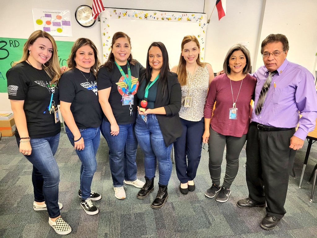 JJHansen26's tweet photo. The Heights would like to offer CONGRATULATIONS to Ms. Terrazas who was promoted to PEIMS Clerk at Sierra Vista!  You got this!  Woo hoo! #TeamSISD #ConquerFromWithin https://t.co/wEIbEaLyAo