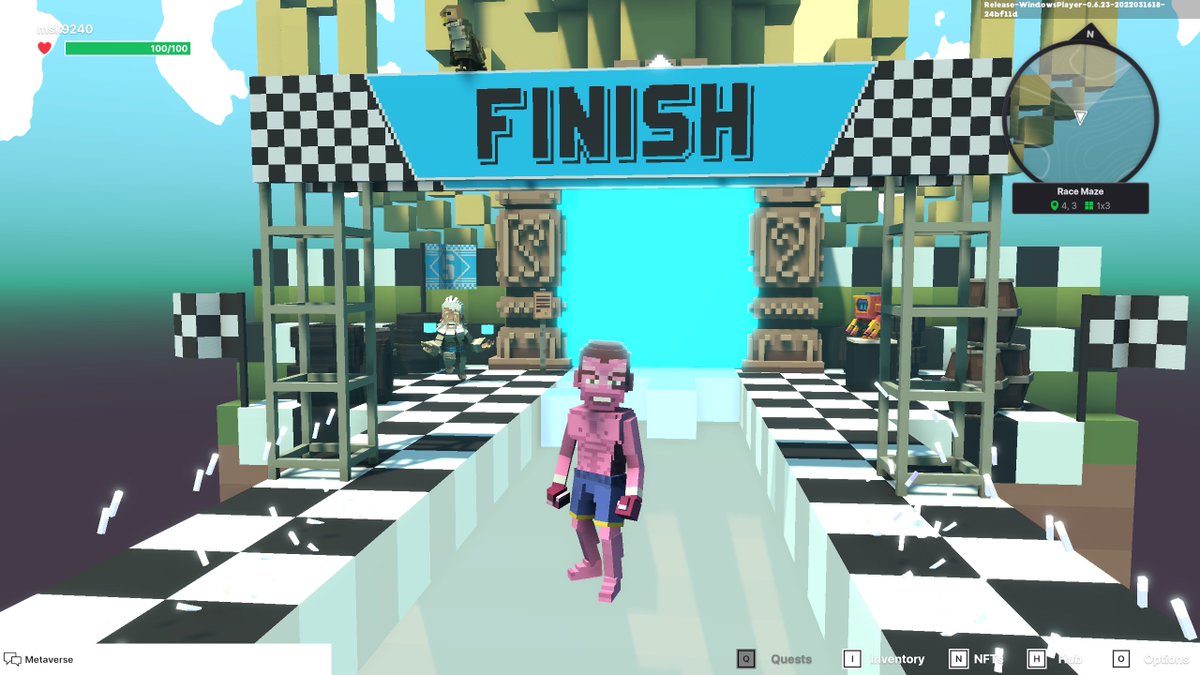 msk9240k's tweet photo. @TheSandboxGame yay done! 

#SandBox  #Metaverse #NFT #RaceMazeChallenge https://t.co/BOZrJgUYsc