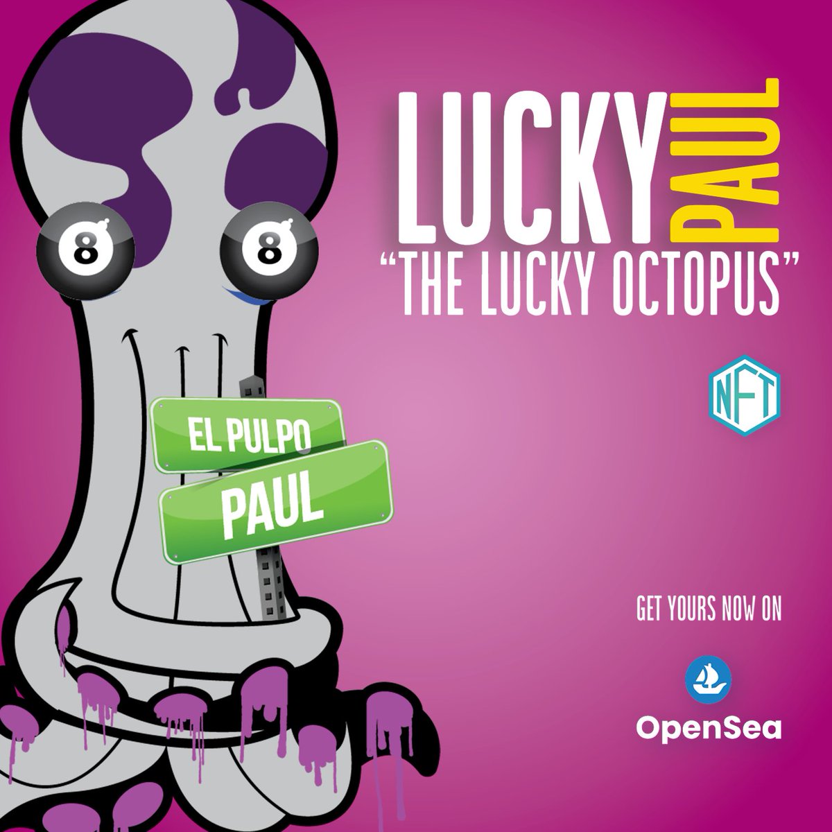 Strike it lucky with Lucky Paul.
opensea.io/collection/luc…………

#nft #nftdrop #nftfollow #nftart #nftartist #nftcollectibles #nftproject #nftcollection #nftgiveaway #nftcommunity #nftcollector #nfts #nftusa #nftartwork #nftcollectors #opensea #nftbuyer #rareart