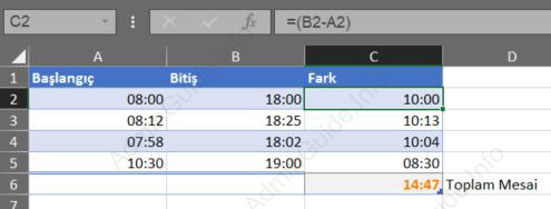 AdmGuide's tweet image. EXCEL – Saat fark ve toplamı hesaplama
Excel ile saat değerleri arasındaki farkları ve toplamları hesaplarken bulduğumuz sonuç doğru değeri vermiyorsa ne yapmalıyız?
#microsoft #office #excel
adminguide.info/makale-detay.a…