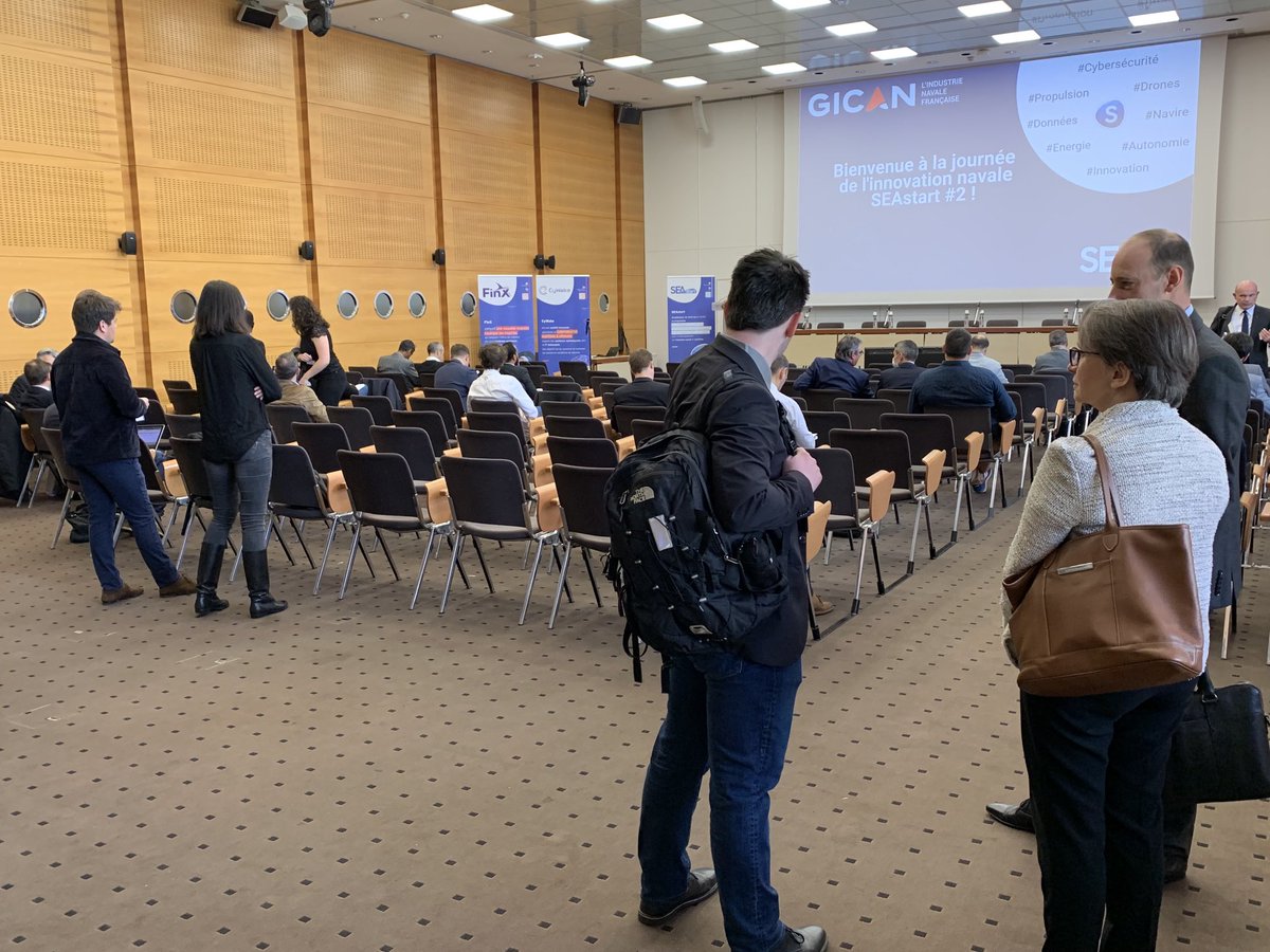 jm_dumon's tweet photo. #SEAstart2 c’est parti! Bienvenue à la journée de l’innovation navale by @Gican_InduNav https://t.co/4DVtmbcGJf