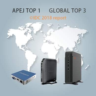 ClientesLigeros's tweet photo. Centerm líder en el mercado APEJ.  Mientras tanto, los datos del informe IDC 2018 muestran que Centerm ha logrado mantener la posición mundial número 3, con una participación de mercado del 13,9 % en todo el mundo.  #Centerm #thinclient #miniPC https://t.co/SCsIfW4TaI