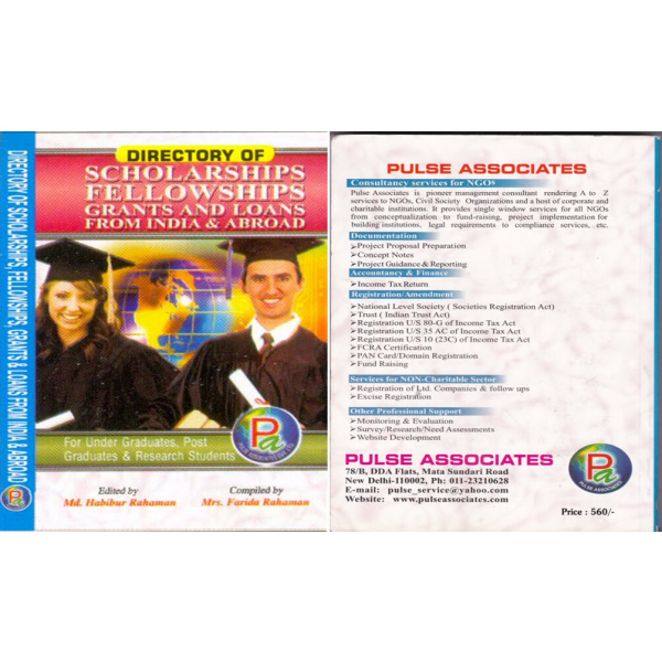 pulseassociates's tweet photo. This book contains contact details of Directory of Scholarships, fellowships Grants and loan from India &amp; Abroad which will help the Students for their development. Also compiled to provide benefit to the student community of India.  
Visit:  https://t.co/EvmEhLt6Ca https://t.co/E2x6z0YjMK