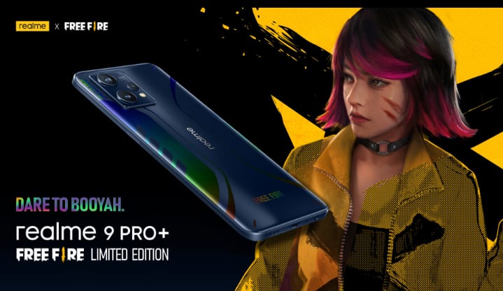 nfzalf's tweet photo. HAH APAAN NIH?? tiba-tiba @realmeindonesia launching realme 9 Pro+ edisi Free Fire Limited Edition yang katanya bisa dipake Smooth main Free Fire!! #realmeTerbaikRamadan https://t.co/tMuMx9l5Nh
