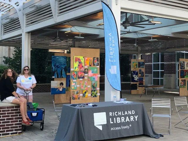 accessfreely's tweet photo. #Thingstodo | Pop-up Art Showcase is back! Join us as we show and experience art from local #colacity artist April 16| Richland Library Sandhills| 11-1p.m
#supportlocalart #accessfreely #createfreely #artislife https://t.co/UQq31ASGDr