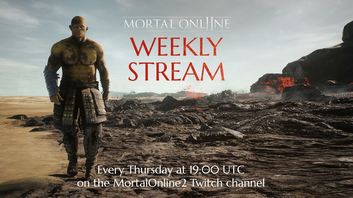 MortalOnline's tweet image. Henrik will be going live at 7pm UTC on our Twitch channel and you could be in with a chance of winning a free copy of Mortal Online 2! Join him as he discusses latest updates in the game and answers your questions! 

twitch.tv/mortalonline2

#gamedev #mmo #mmorpg #mortalonline2