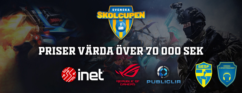 ⚡️🔥 Svenska Skolcupen är tillbaka - ökad prispott till 70 000 SEK 🔥⚡️

Nu drar dom första kvalen till Svenska Skolcupen 2022 igång och det är CS:GO, League of Legends och Rocket League som spelas.

Läs mer &amp; anmäl ditt skollag här: publiclir.se/article/sv-sko…