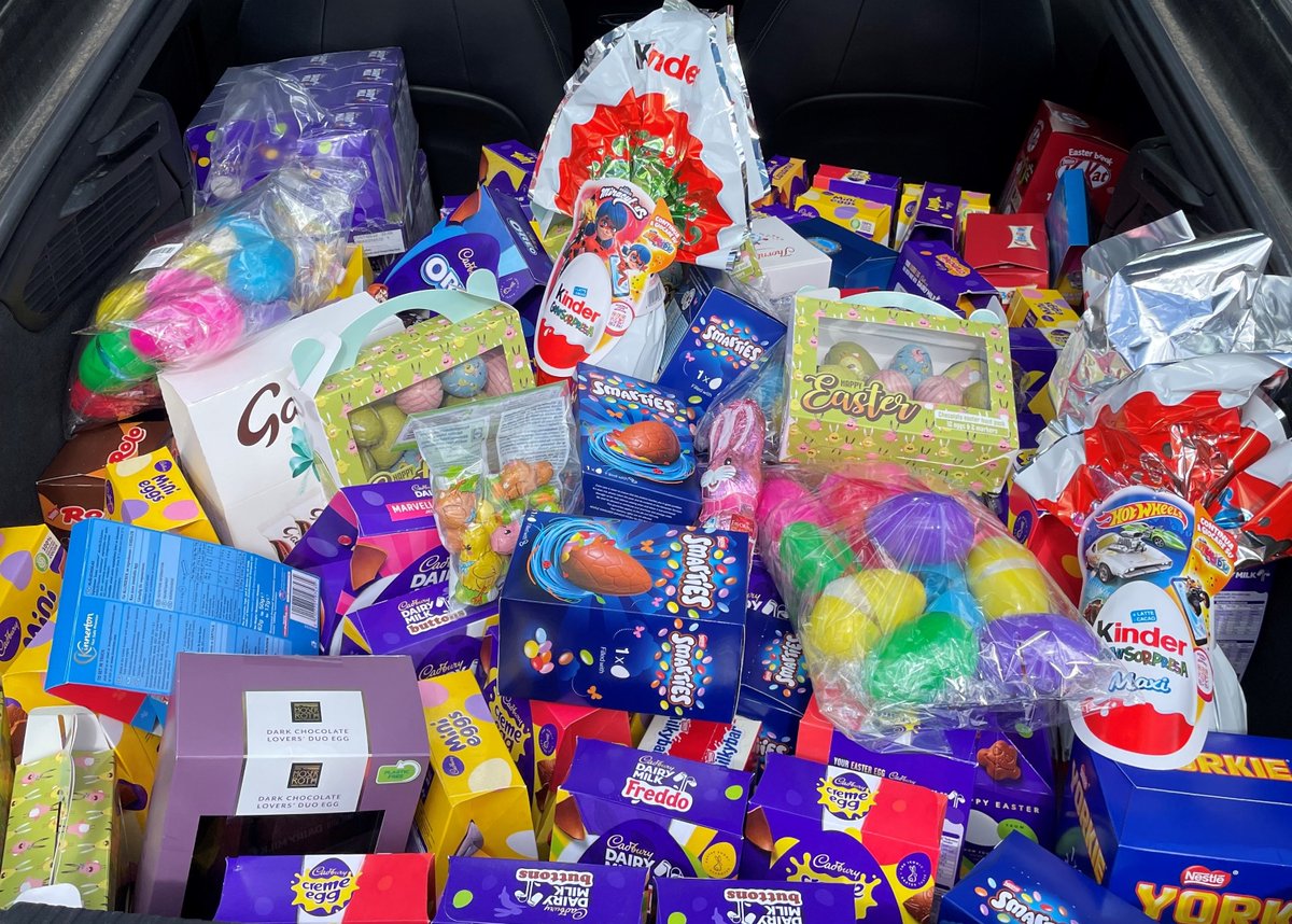 Voluntary Support (@volsupportns) on Twitter photo VSNS coordinated donations of Easter eggs from local businesses & we want to thank the employees for their generosity. These small round chocolate eggs will give a burst of joy and happiness to families that would otherwise go without <a href="/UKEnterprise/">EnterpriseUK</a> <a href="/ADP/">ADP</a> <a href="/MOIGlobal/">MOI Global</a> <a href="/spirit_energy/">Spirit Energy</a> VSNS coordinated donations of Easter eggs from local businesses & we want to thank the employees for their generosity. These small round chocolate eggs will give a burst of joy and happiness to families that would otherwise go without <a href="/UKEnterprise/">EnterpriseUK</a> <a href="/ADP/">ADP</a> <a href="/MOIGlobal/">MOI Global</a> <a href="/spirit_energy/">Spirit Energy</a>