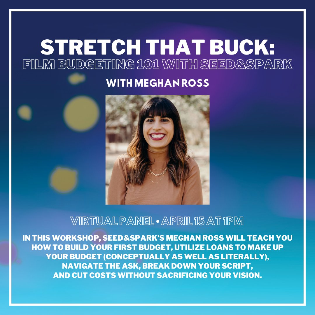 seedandspark's tweet image. What goes into building your first #filmmaking budget? Join us along with @Outfest for a virtual budgeting workshop to learn the tips and tricks to make your funds go far! Taught by @MeghanRRoss — Friday, April 15th @ 1pm PT. #OutfestFusion

RSVP: bit.ly/STBxOutfest